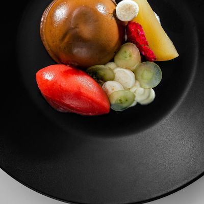 Desert and fruits